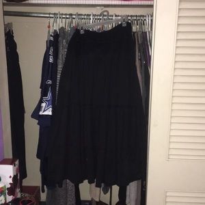 Long Black Skirt